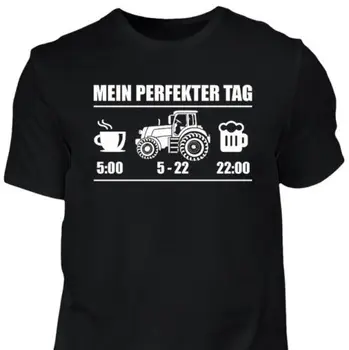Mein Perfekter Tag - Traktor T-Shirt | Landwirt Bauer Trecker Agrar Landwirtin2018 Vyrų Mados Trumpas Rankovėmis Camisetas Slim
